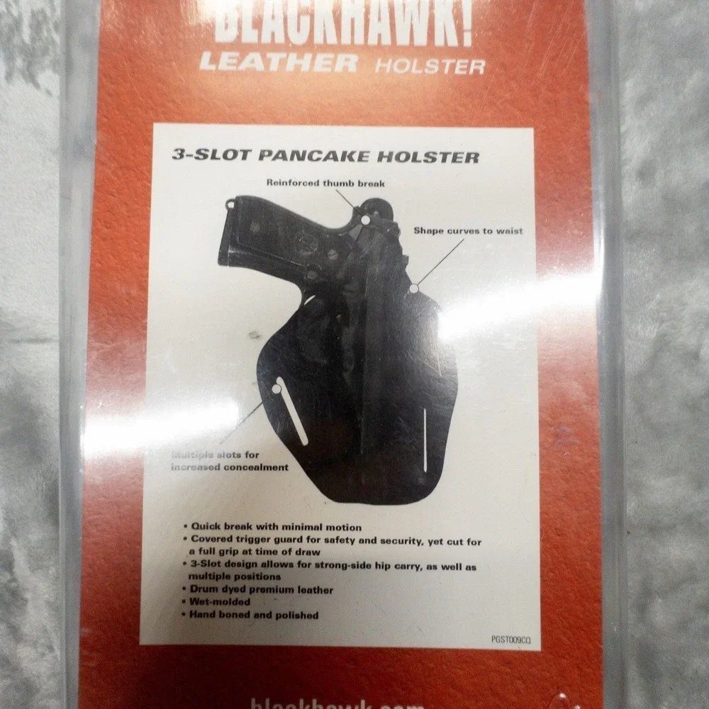 New In Box Blackhawk Leather Holster Colt 5